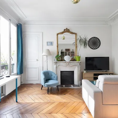 Cardinal Mercier - Ci - Calm And Charming For 4 People 9 * París